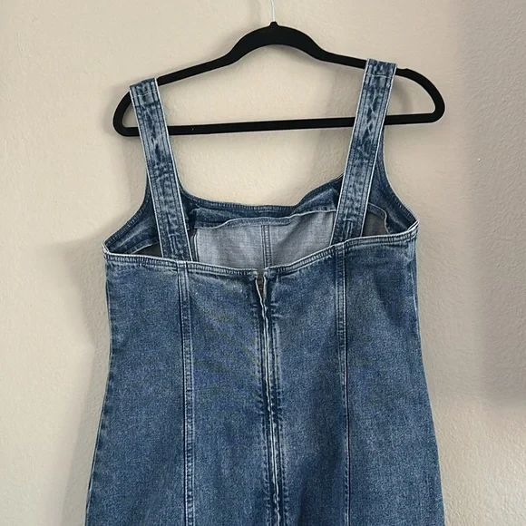 Abercrombie & Fitch Blue Denim Mini Dress - Picture 2 of 4